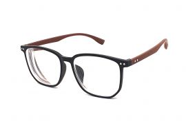 Samozabarvovací dioptrické brýle F23 / -6,00 black/brown