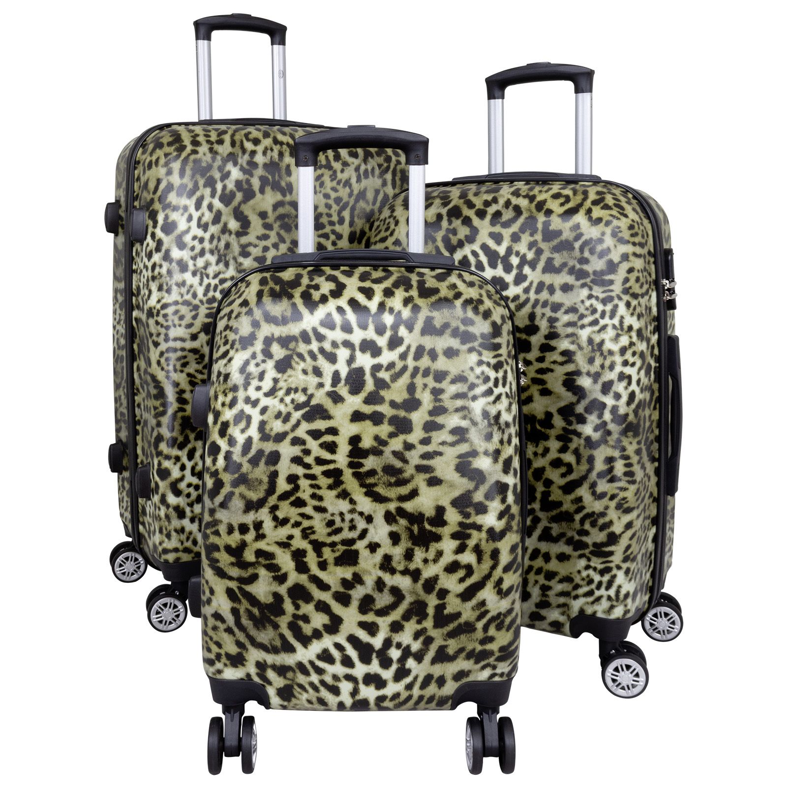 MONOPOL Cestovní kufry sada Leopard L,M,S
