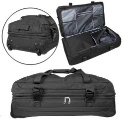Cestovní taška na kolečkách Atlanta 80L černá MONOPOL E-batoh