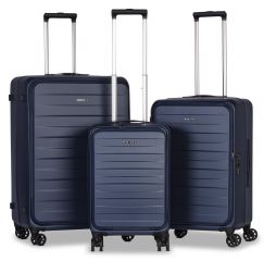 Cestovní kufry sada SEATLE  L,M,S navy blue TSA