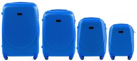 Cestovní kufry sada WINGS 310 ABS MIDDLE BLUE L,M,S,xS
