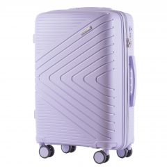 Cestovní kufr WINGS PRIMROSE POLIPROPYLEN PURPLE střední M TSA