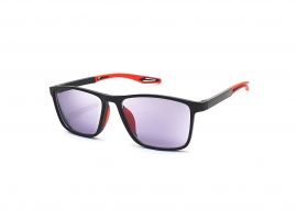 Samozabarvovací dioptrické brýle F04 / -2,50 black/red E-batoh