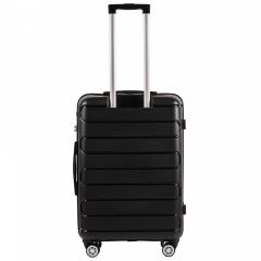 Cestovní kufr WINGS 181-03 POLIPROPYLEN BLACK střední M E-batoh