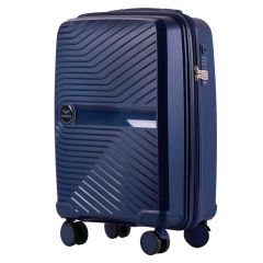 Cestovní kufr WINGS LAPWING POLIPROPYLEN NAVY BLUE malý S