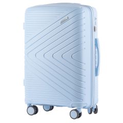 Cestovní kufr WINGS PRIMROSE POLIPROPYLEN LIGHT BLUE střední M TSA