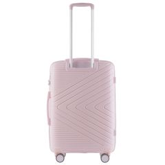 Cestovní kufr WINGS PRIMROSE POLIPROPYLEN PINK střední M TSA E-batoh