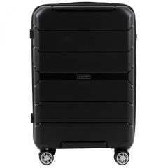 Cestovní kufr WINGS SPARROW PP05 POLIPROPYLEN BLACK střední M E-batoh