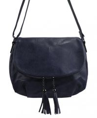 Crossbody dámská měkká kabelka tmavě modrá INT. COMPANY E-batoh
