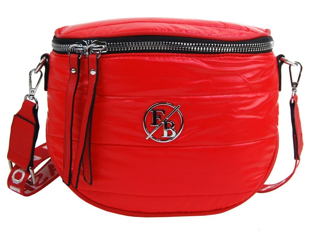 Fashion Bag Moderní dámská crossbody kabelka / ledvinka červená