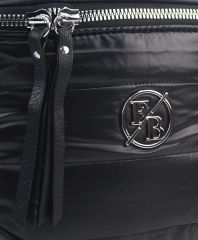 Moderní dámská crossbody kabelka / ledvinka metalická růžová Fashion Bag E-batoh