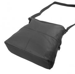 Praktická velká dámská crossbody kabelka 47-MH tmavě šedá MARIA MARNI E-batoh