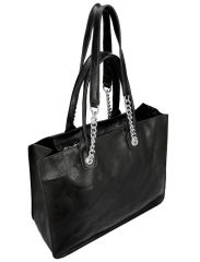 Černá velká dámská kabelka do ruky i přes rameno Urban Style Firenze E-batoh