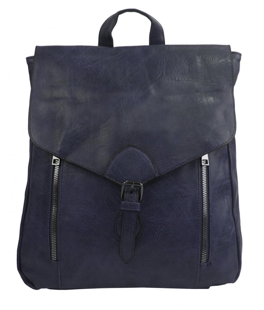 Dámský batoh / kabelka tmavě modrá INT. COMPANY E-batoh