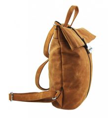 Dámský batoh / kabelka z broušené kůže černá BELLA BELLY E-batoh