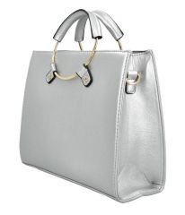 Moderní dámská kabelka do ruky Beast stříbrná Beast Style E-batoh