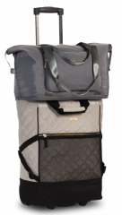 Cestovní taška PUNTA Milana s rozšířením šedá E-batoh