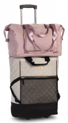 Cestovní taška PUNTA Milana s rozšířením růžová E-batoh