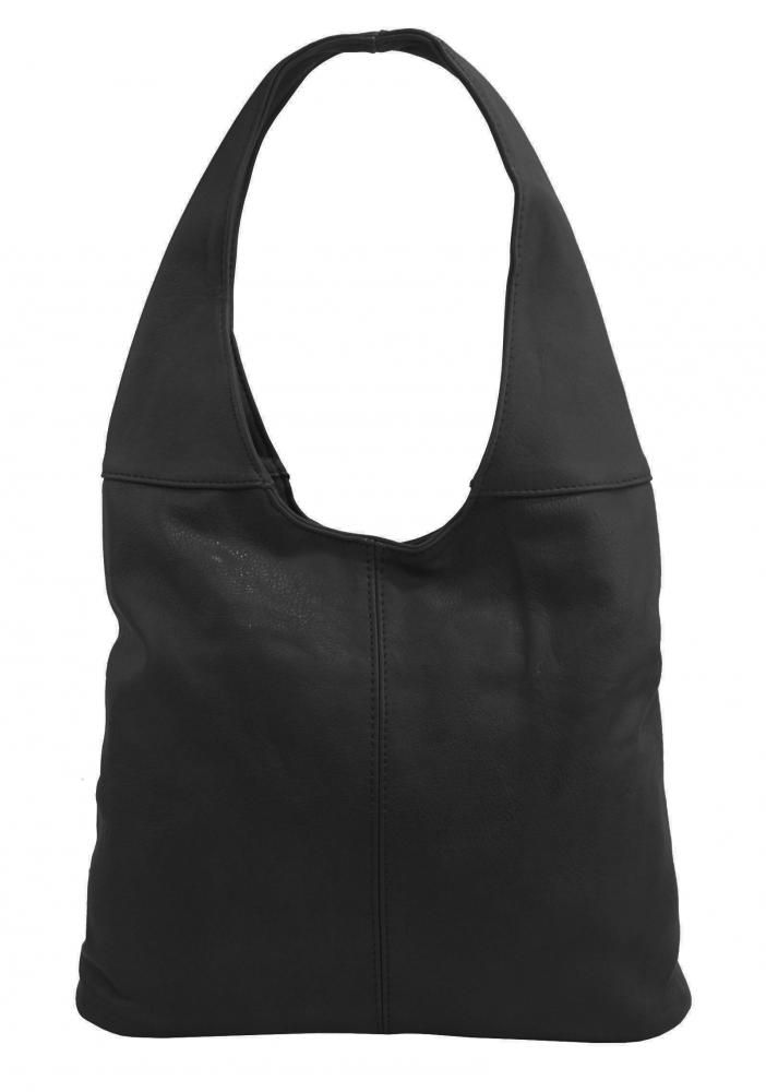 JGL (JUST GLAMOUR) Dámská shopper kabelka přes rameno černá