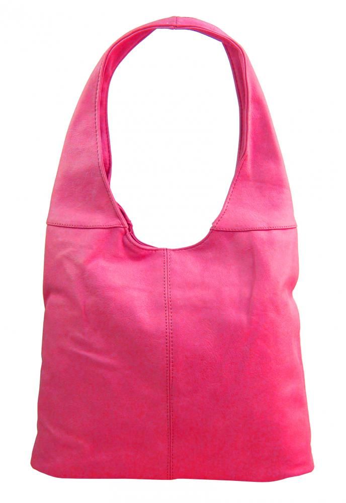 JGL (JUST GLAMOUR) Dámská shopper kabelka přes rameno fuchsiově růžová