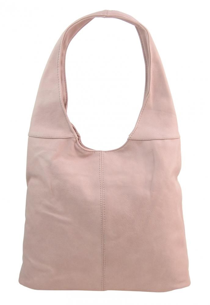 Dámská shopper kabelka přes rameno světle růžová JGL (JUST GLAMOUR) E-batoh