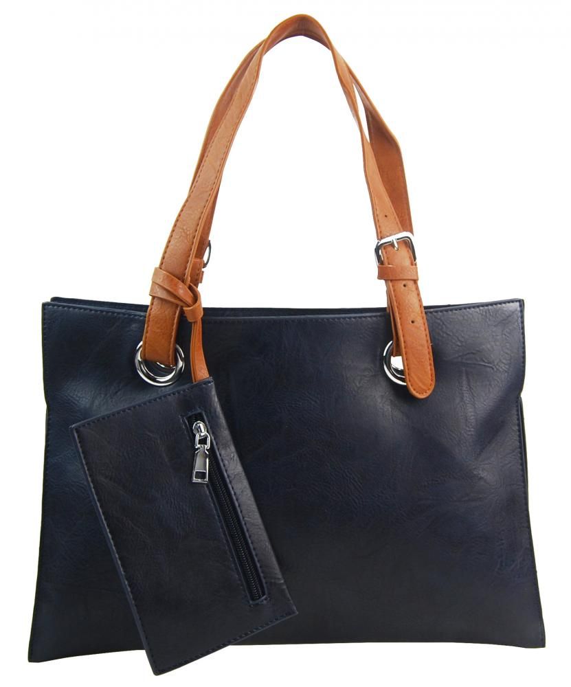 INT. COMPANY Moderní dámská kabelka přes rameno tmavě modrá