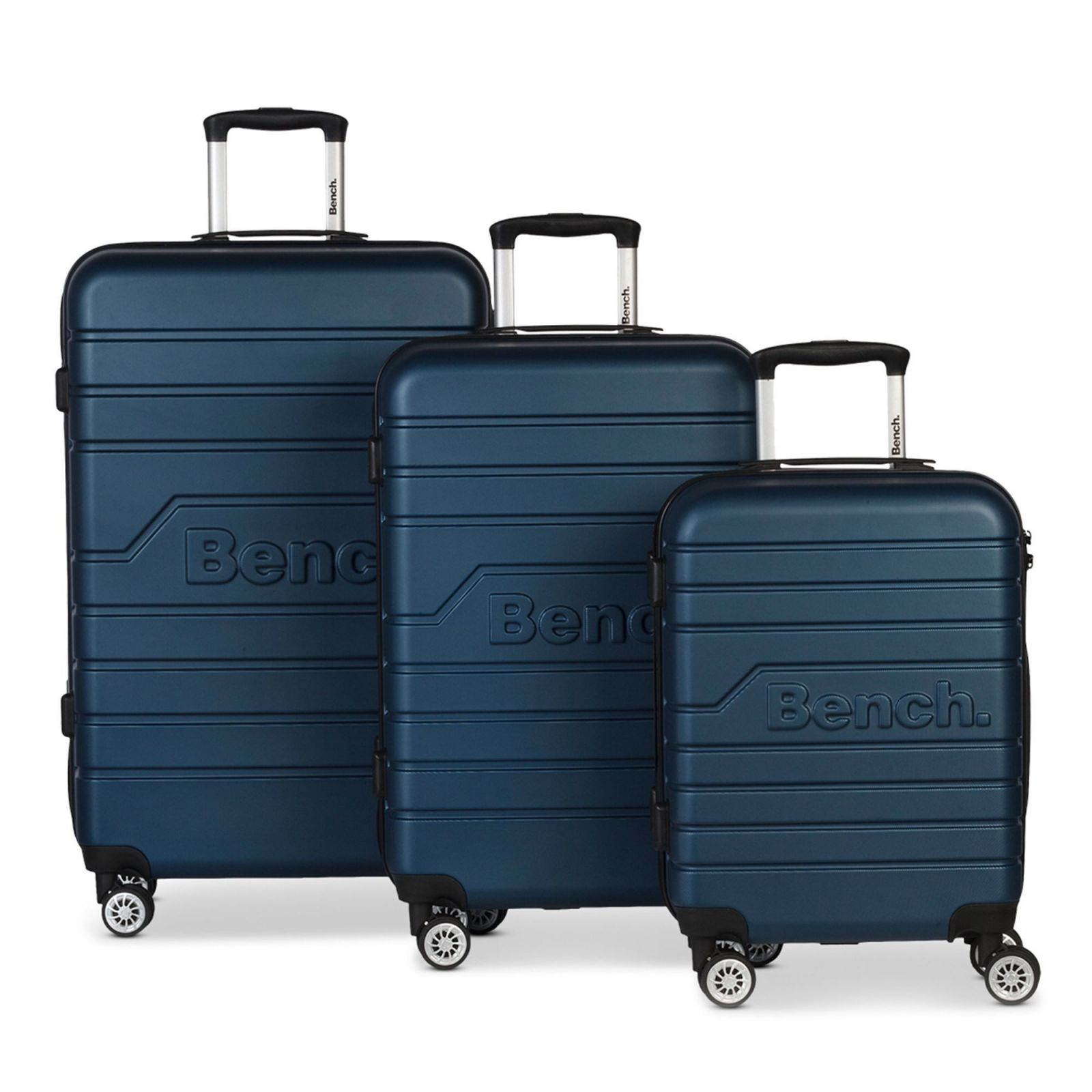 BENCH Cestovní kufry sada ESCAPE L,M,S blue TSA