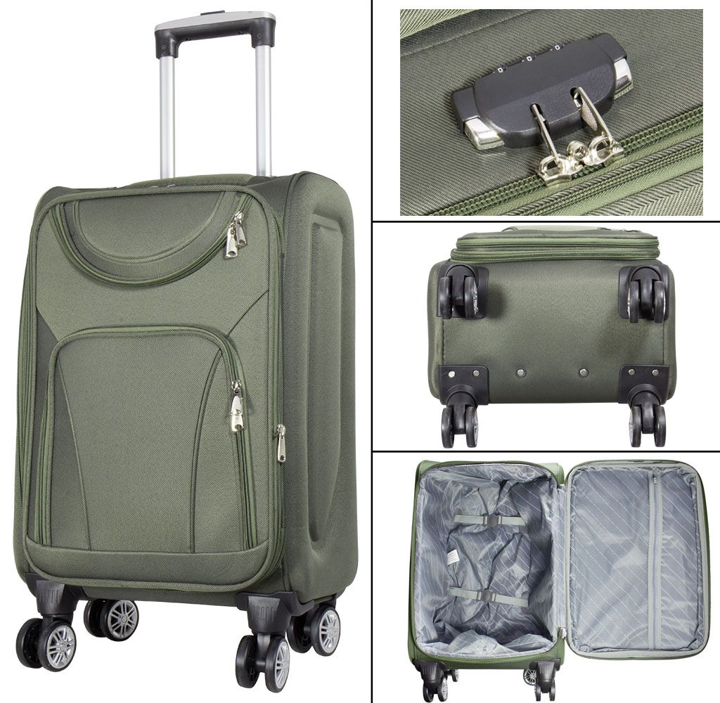 MONOPOL Cestovní kufr MARIBOR XL velký GREEN BRIGHT