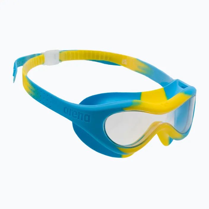 Dětské plavecké brýle Arena SPIDER KIDS MASK CLEAR-YELLOW-LIGHTBLUE