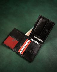 Dárková sada: kožená peněženka a pánský pásek - Pierre Cardin ČERNÁ E-batoh