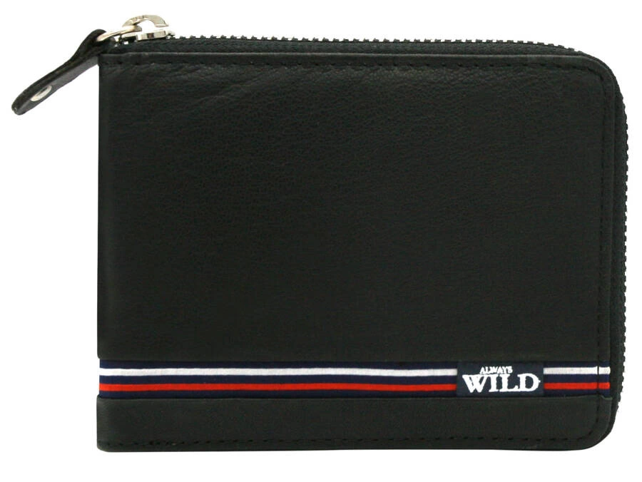 Always Wild Pánská kožená peněženka N992Z-GV ČERNÁ