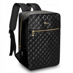 Příruční zavazadlo - batoh pro RYANAIR 2065 40x25x20 BLACK USB Reverse E-batoh