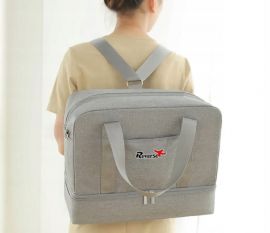 Příruční zavazadlo pro RYANAIR 2063 40x25x20 GREY USB Reverse E-batoh