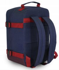 Příruční zavazadlo - batoh pro RYANAIR 2069 40x25x20 BLUE Reverse E-batoh
