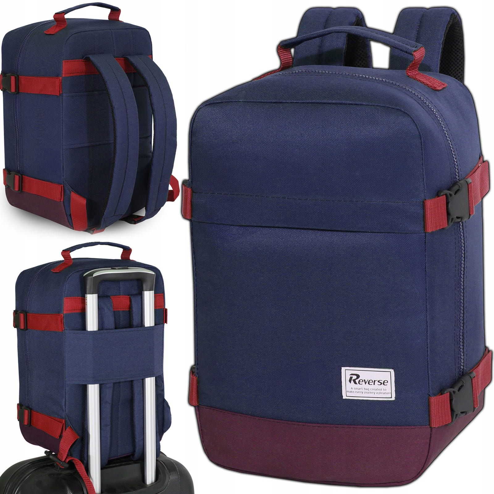 Reverse Příruční zavazadlo - batoh pro RYANAIR 2069 40x25x20 BLUE
