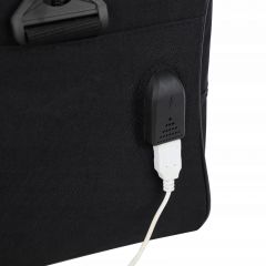 Příruční zavazadlo pro RYANAIR 2066 40x25x20 BLACK USB Reverse E-batoh