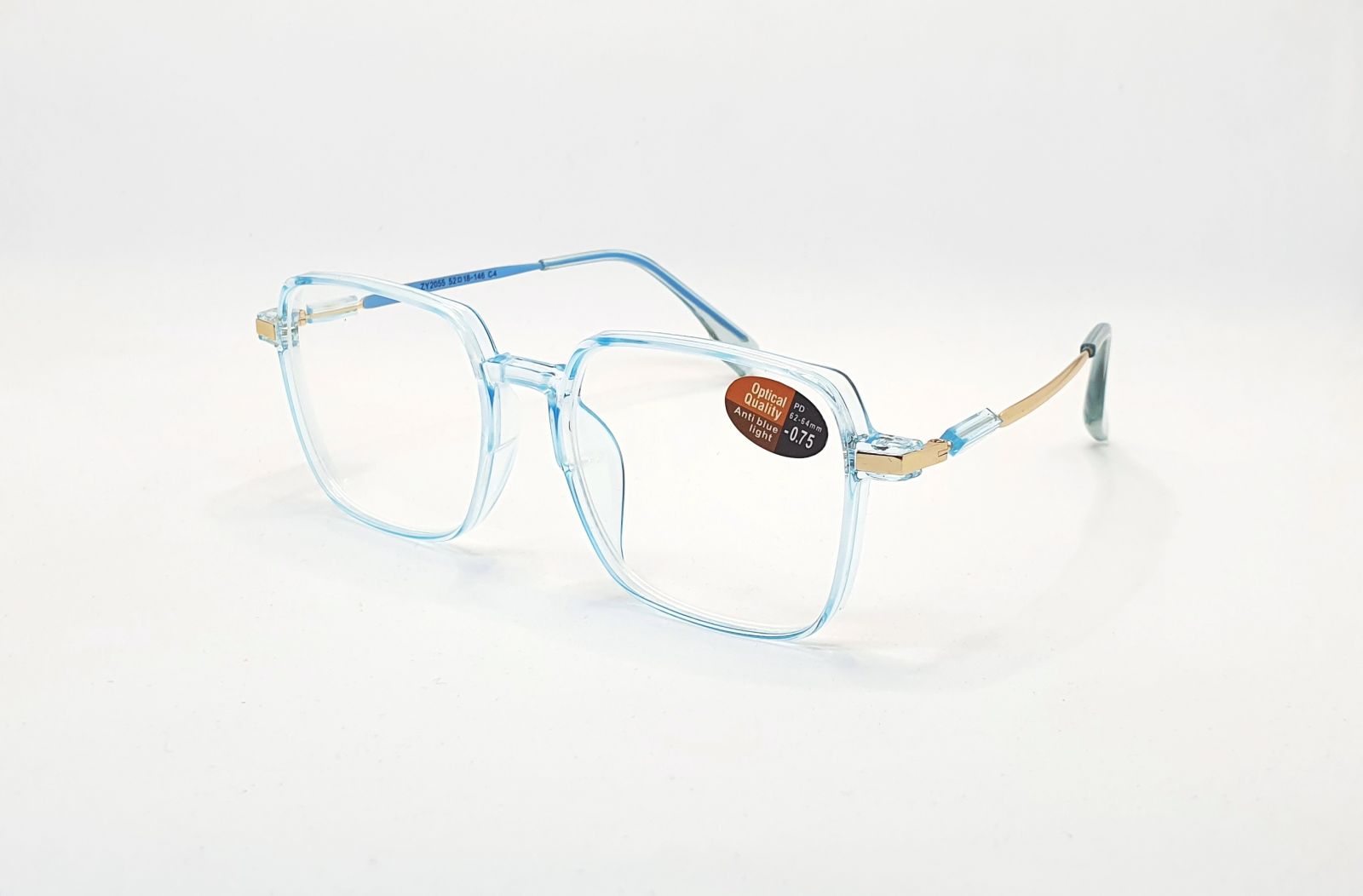 Samozabarvovací dioptrické brýle N01-03 / -1,50 blue