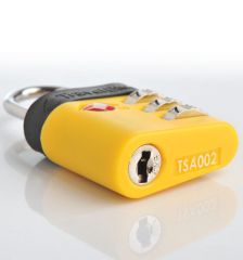 Bezpečnostní TSA kódový zámek na zavazadla TravelBlue TB037 - žlutá E-batoh